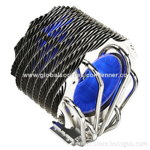 Powerful CPU cooling fan system, looks cool powerful